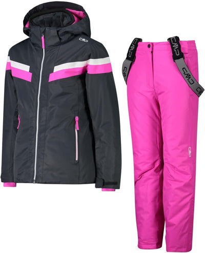 CMP Mädchen Kid G Set Jacket And Pant Pants Set 98 Titanio, 98 Titanio