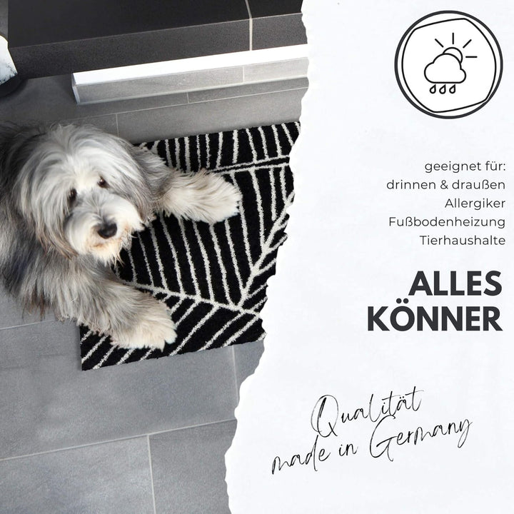 Salonloewe Fussmatte mit Spruch Rama Lama Ding Dong 050x075 Türmatte Fussmatte lustig Schmutzfangmat