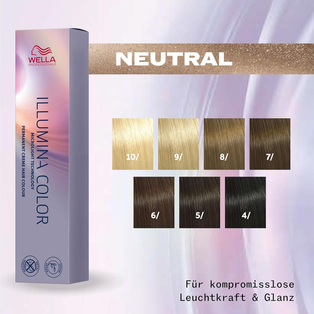 Wella Professionals Illumina Color – Permanente, vegane Premium-Haarfarbe mit lichtreflektierender T