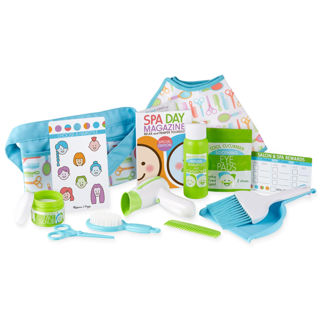 Melissa & Doug 31802 Lieben Sie Ihren Look – Salon- und Spa-Spielset Vorspielen, Multi, 1 EA