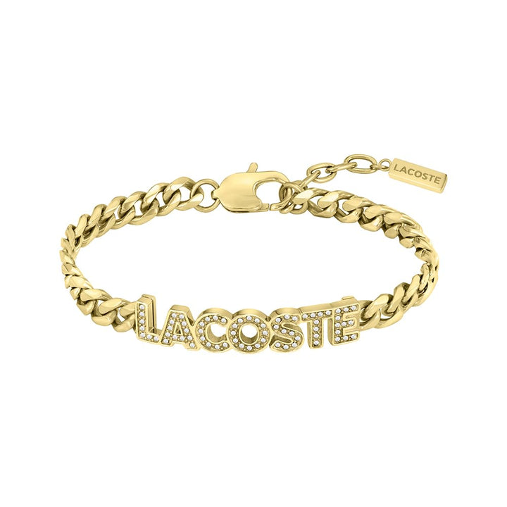 Lacoste Gliederarmband für Damen Kollektion SCRIPT mit Kristallen - 2040063