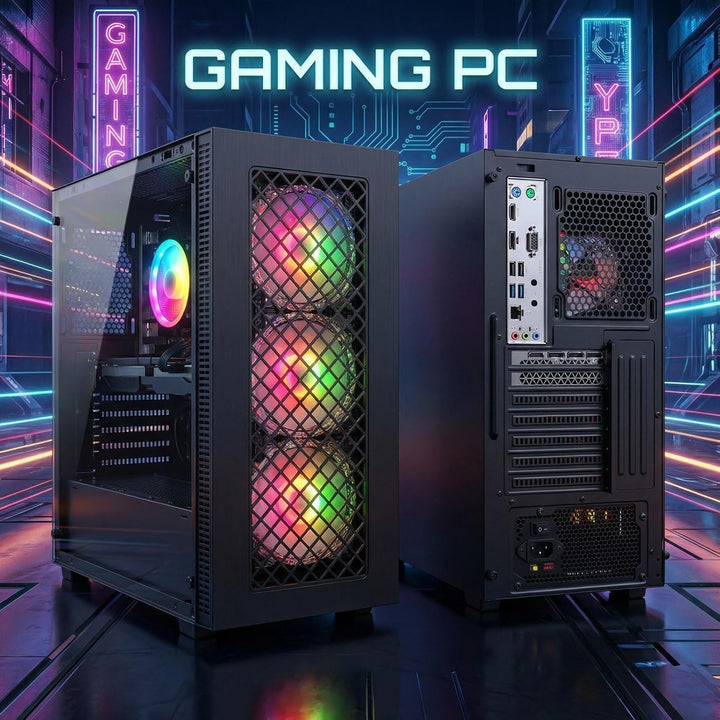 STGsivir Gaming PC, GeForce RTX 2060 Super 8GB GDDR6,Core i7 8th bis zu 4.1 Ghz,32GB DDR4,1TB SSD,WL