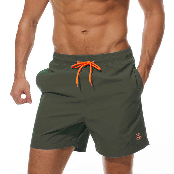 JustSun Badehose Herren Schnelltrocknend Boardshorts mit Mesh-Futter und Verstellbarem Tunnelzug XL