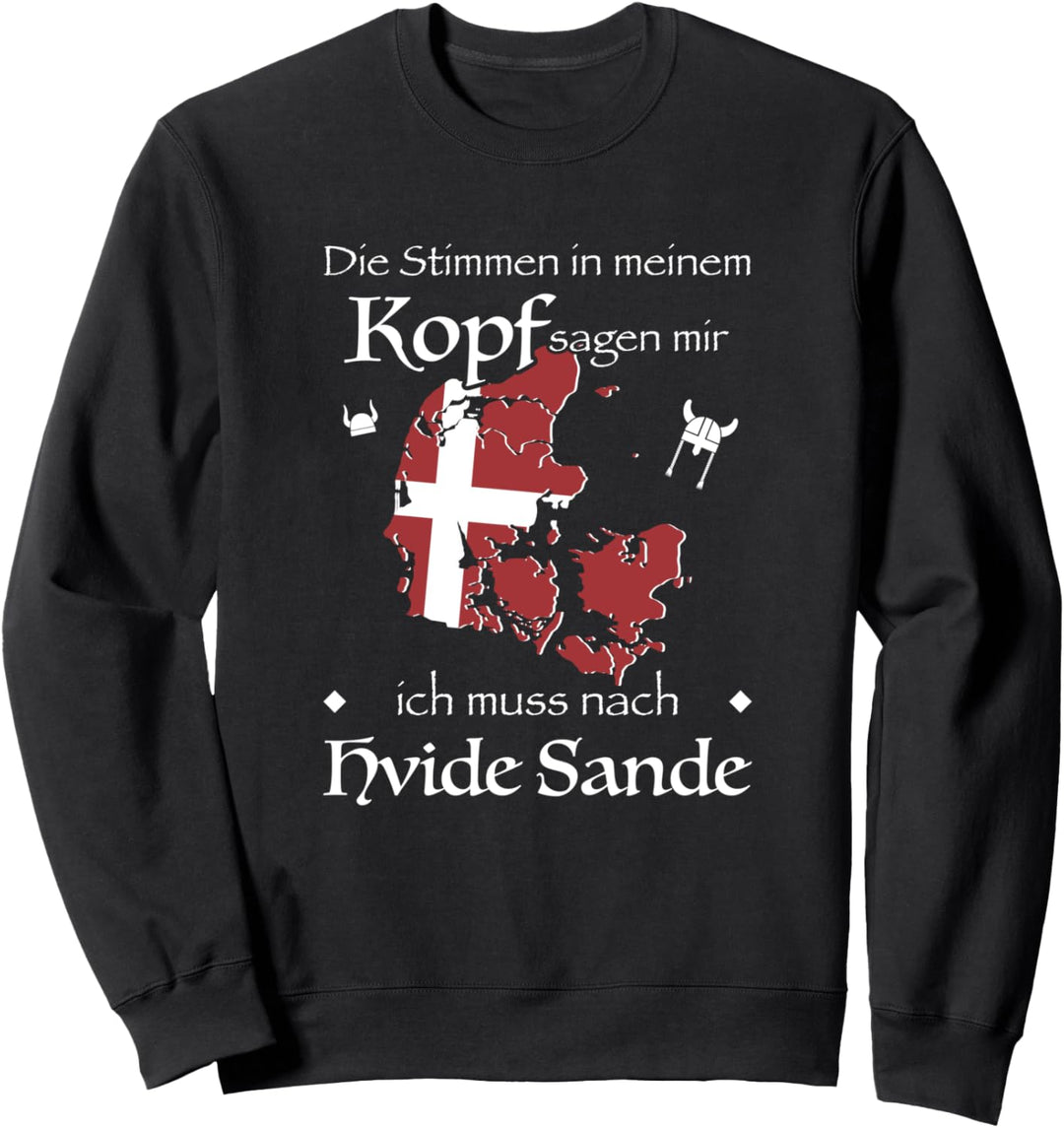 Hvide Sande Urlaub I Skandinavien Motiv für Dänemark Sweatshirt