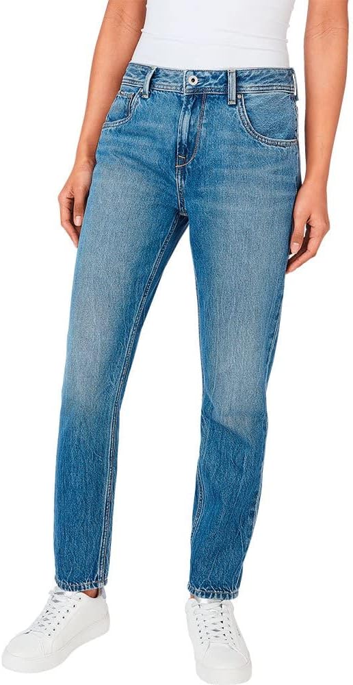 Pepe Jeans Damen Violet Jeans 25W / 32L Blau (Denim-gw5), 25W / 32L Blau (Denim-gw5)