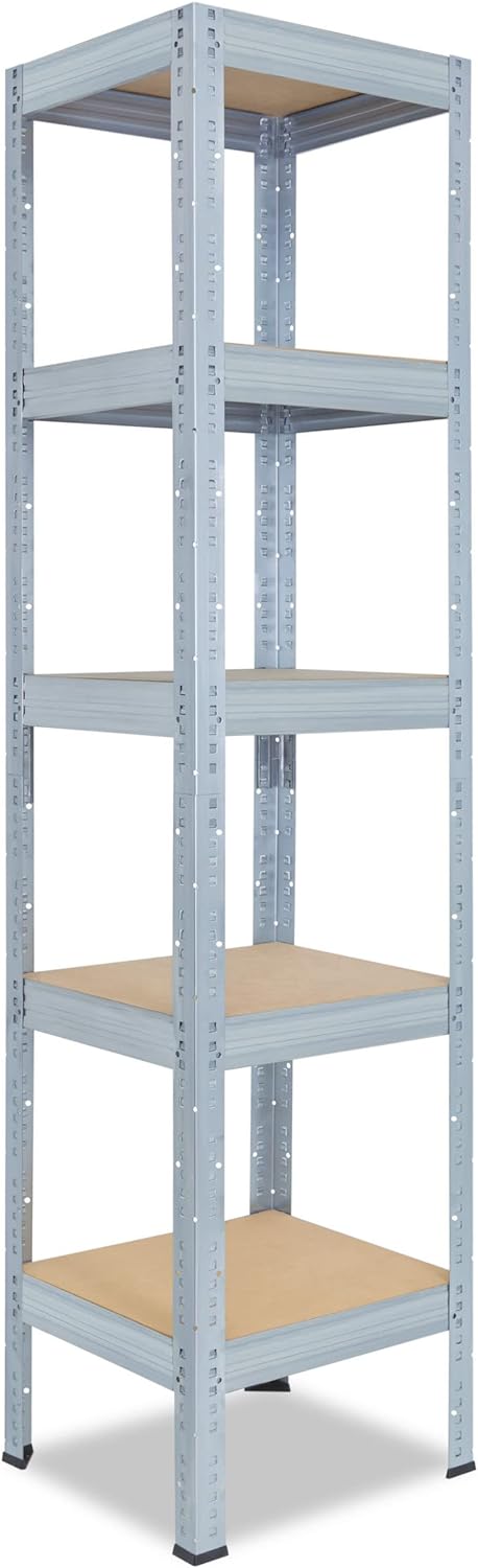 shelfplaza® 200x30x30cm Profi Schwerlastregal verzinkt/Metallregal mit 5 Böden à 200kg Tragkraft/Kel