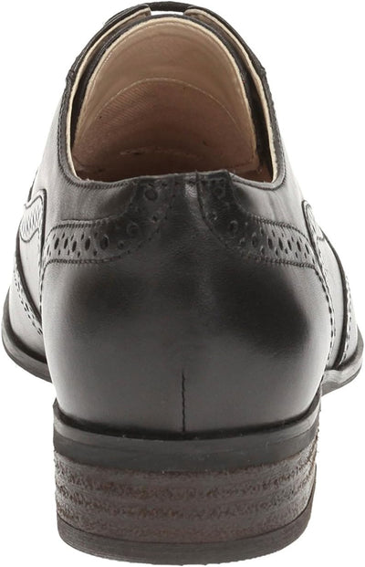 Clarks Hamble Oak Damen Schnürhalbschuhe 35.5 EU Weit Schwarz Black Leather, 35.5 EU Weit Schwarz Bl