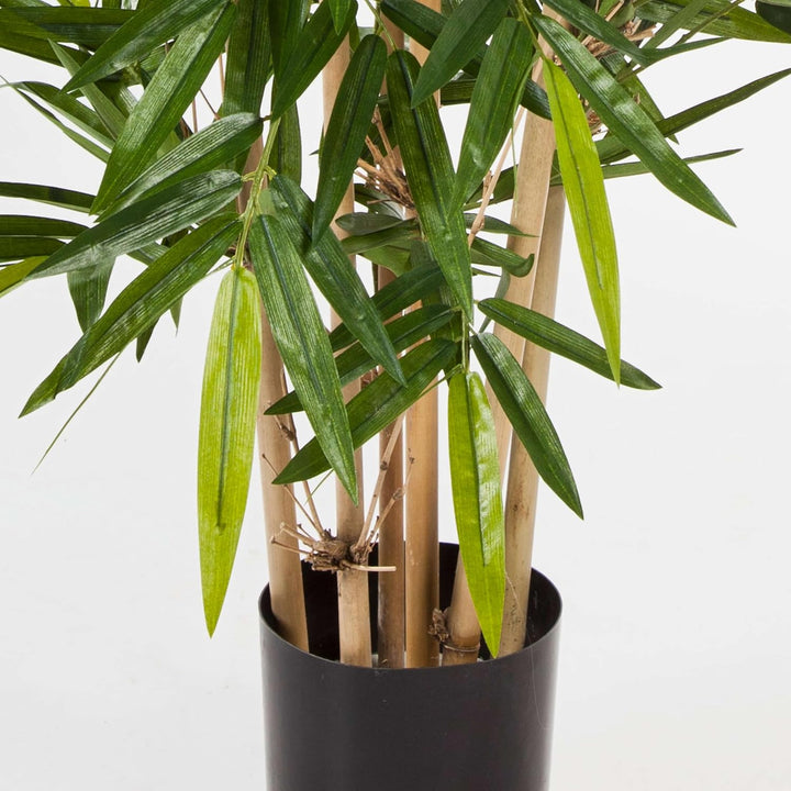 artplants.de Künstlicher Bambus MANABU, 2240 Blätter, 270cm - naturgetreuer Kunstbaum - Deko Bambus