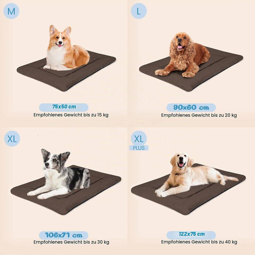 Baodan Hundebett Kleine Hunde Waschbar, 75x50 cm Hundekissen Flauschig mit rutschfeste Unterseite, H