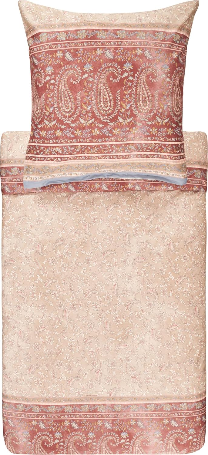 Bassetti Bettwäsche, Baumwolle, BEIGE, 155x220, 2 155x220 Beige, 155x220 Beige