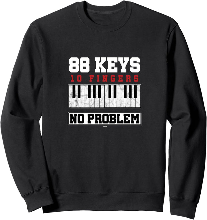 Pianist Klaviertastatur Klaviertaste Musik Klavier Geschenk Sweatshirt