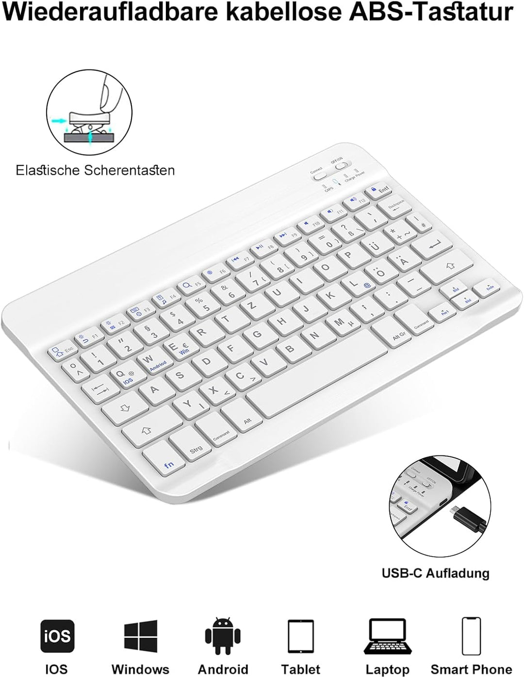 Fire HD 10 13.Generation 2023 Tastatur Hülle, Fire HD 10/HD 10 Plus 10.1'' Tablet 2021 Hülle 11.Gene