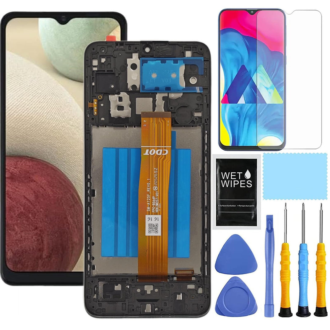 Für Samsung Galaxy A12 Bildschirm mit Rahmen für Samsung a12 a125u Bildschirm Kit s125dl a125a LCD D