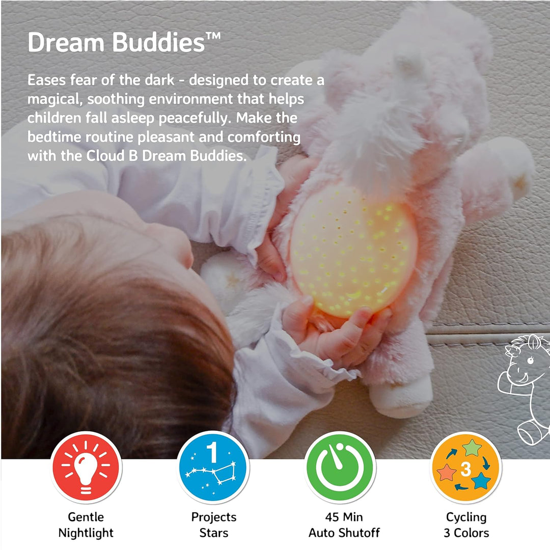 Cloud b Baby Nachtlicht Sternenprojektor | Beruhigendes Nachtlicht für Kinder | Deckenprojektor mit