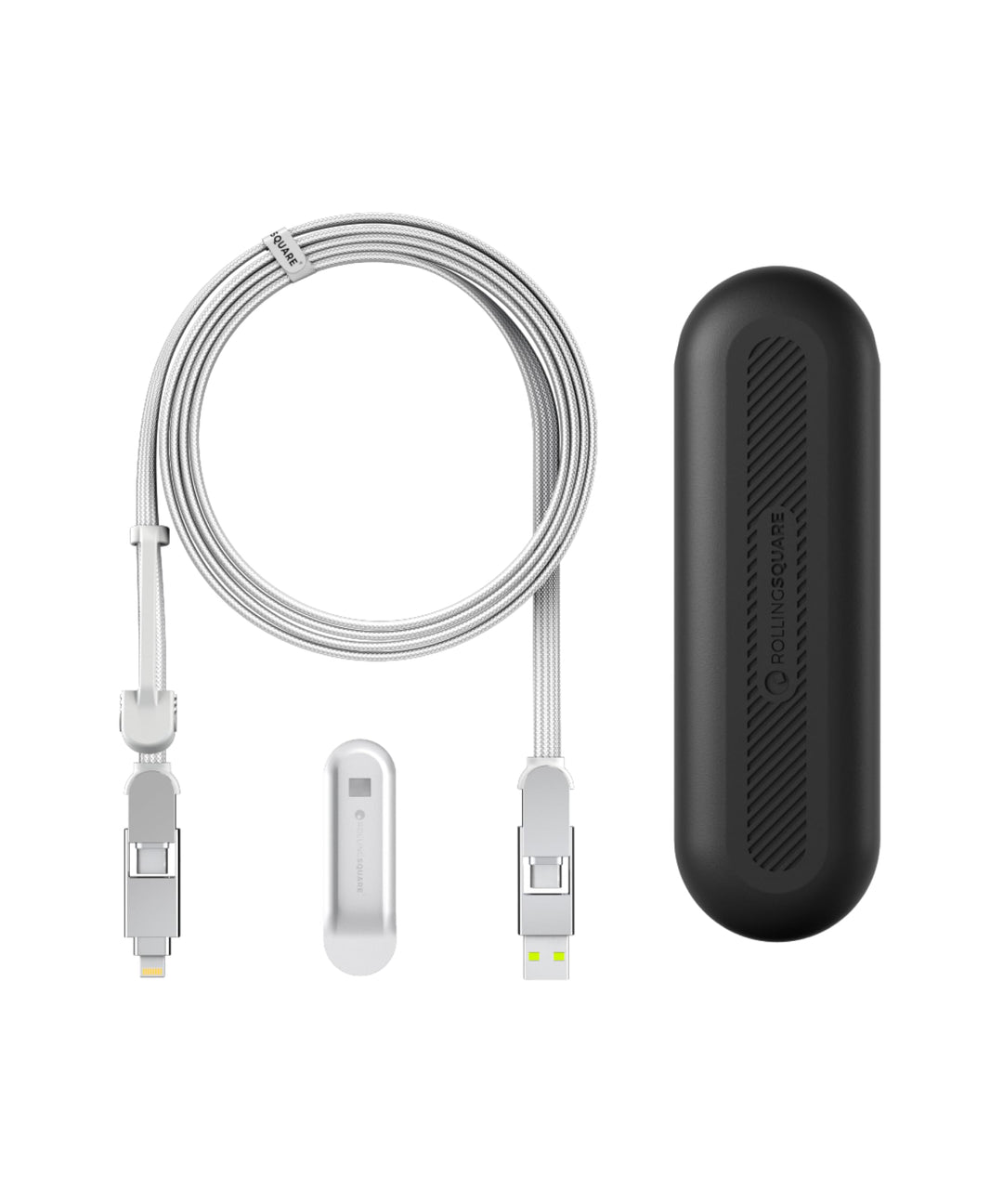 Rolling Square inCharge XL 200 cm - USB-C-Kabel, Universal-Smartphone-Kabel, Geschenk für Männer, 6-