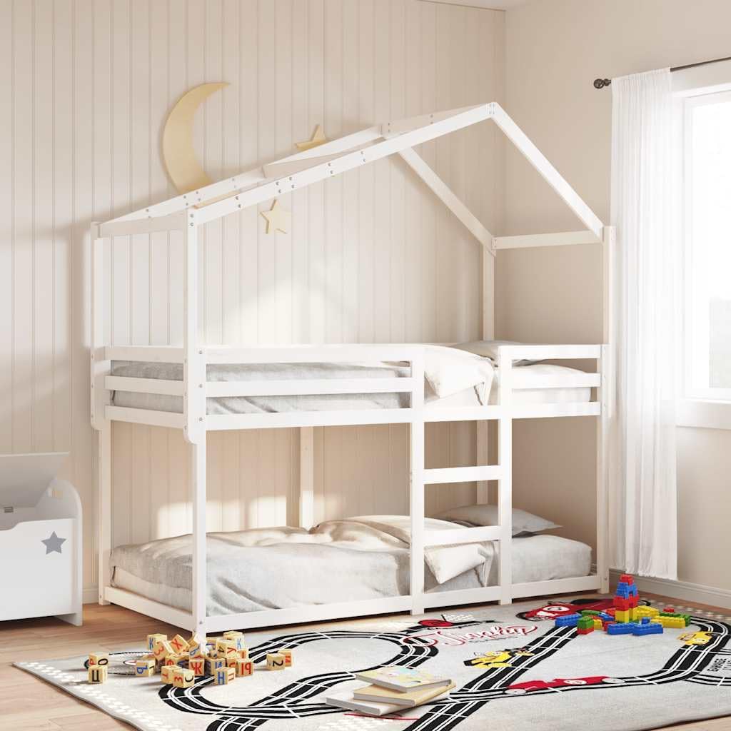 vidaXL Dach für Kinderbett, Kinderbettdach mit offener Seite, Kinderbetthimmel für Schlafzimmer, Bet