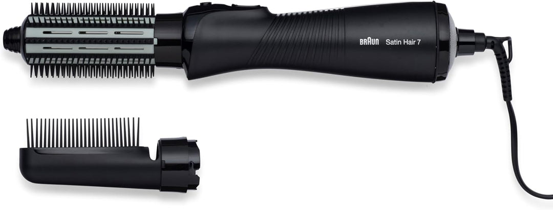 Braun Satin Hair 7 Warmluft-Lockenbürste mit IONTEC Technologie, inkl. Kamm-und Bürstenaufsatz, AS 7