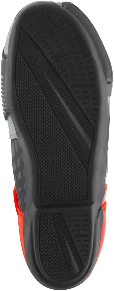 Bogotto Donington Motorradstiefel, grau/schwarz/rot, 40 Grau Schwarz Rot 40 EU, Grau Schwarz Rot 40