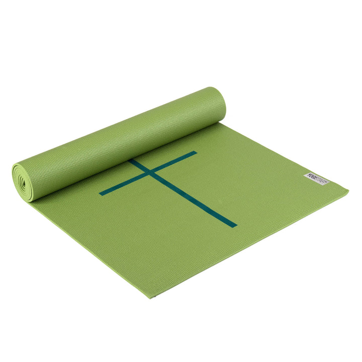 Yogistar Yogamatte Plus Alignment - rutschfest - 3 Farben Kiwi
