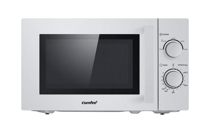 Comfee CMSN 20 si Mikrowelle / Solo-Mikrowelle mit 5 Leistungsstufen/ Innenbeleuchtung/ easy Defrost