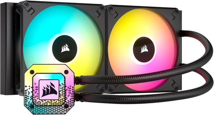 Corsair iCUE H115i Elite CAPELLIX XT Flüssig-CPU-Kühler - Zwei AF140 RGB Elite-Lüfter - 280-mm-Radia