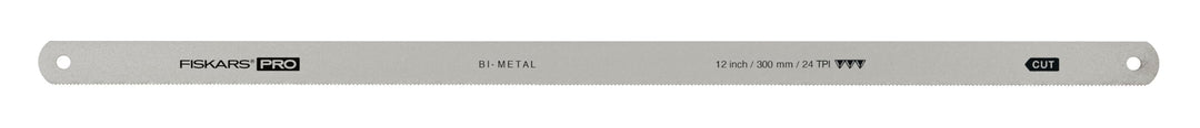 Original Fiskars Pro Ersatzblatt für TrueTension-Bügelsäge (1062931), Sägeblattlänge: 30 cm, 24 TPI,