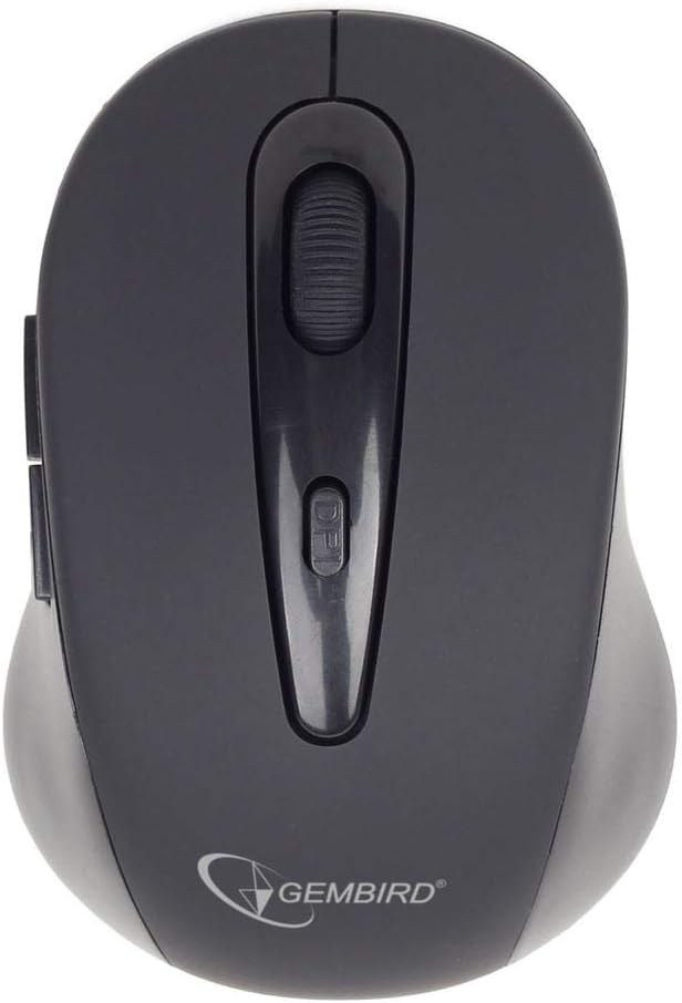 Gembird MUSWB2 Optische Bluetooth Maus (bis 1600dpi, USB) schwarz