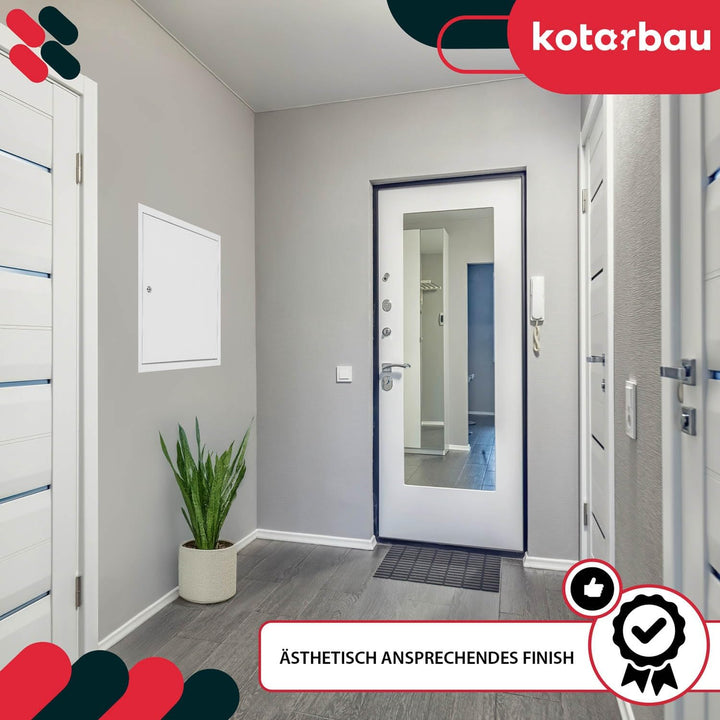 KOTARBAU® Revisionsklappe 50 x 50 cm Trockenbau Revisionstür mit Schlüsselschloss Sicherungskasten U