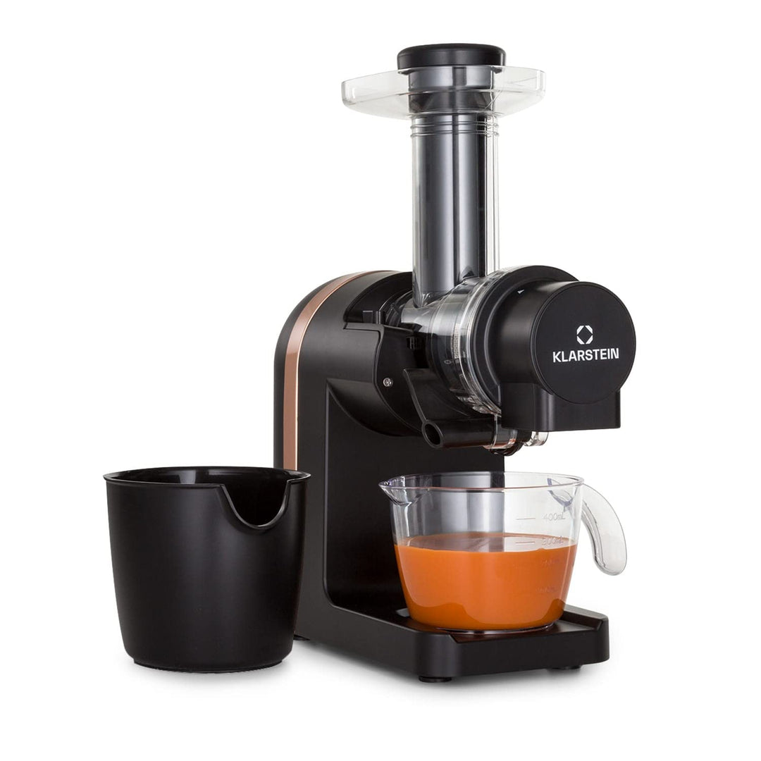 Klarstein Bella Elegance Saftpresse 200 W, Entsafter mit 400 ml, BPA-frei, rutschfester Standfuss, m