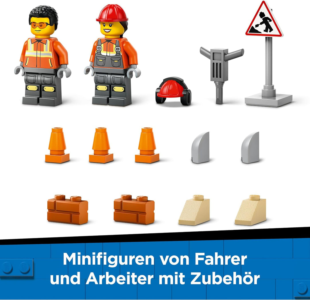 LEGO City Radlader - Spielzeugbagger für Kleinkinder, Mädchen und Jungen ab 4 Jahren - Fahrzeug Spie