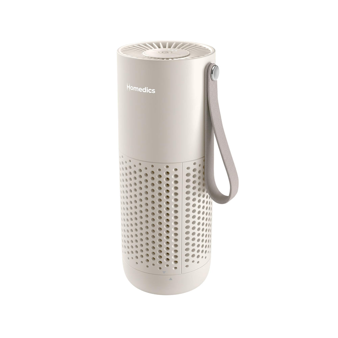 Homedics WhisperPure Mini Luftreiniger mit HEPA-Typ-Filter für Allergiker, Schlafzimmer & Auto - Tra