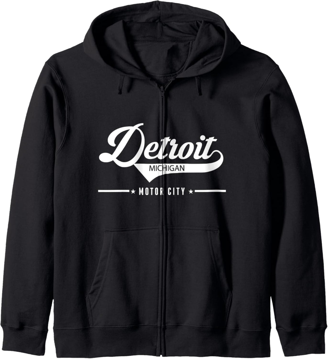 Detroit Michigan Motor City Bekleidungsdesign Kapuzenjacke
