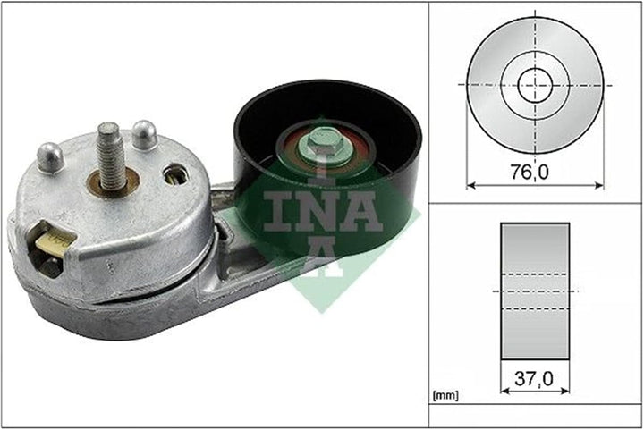 INA 534 0597 10 Spannarm, Keilrippenriemen