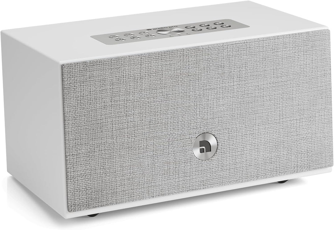 Audio Pro C5 MK II W - WiFi Lautsprecher, kompakte HiFi-Stereoanlage, kabelloser Lautsprecher - Weis