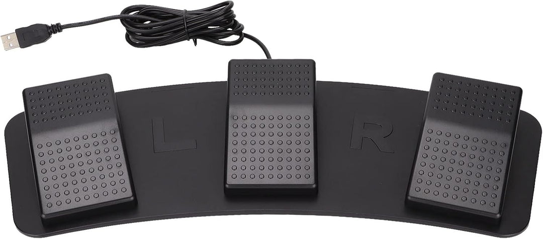 USB-Fusspedal, USB-Dreifach-Fussschalterpedal, Multifunktionales, Ergonomisches Dreifach-Fussschalte