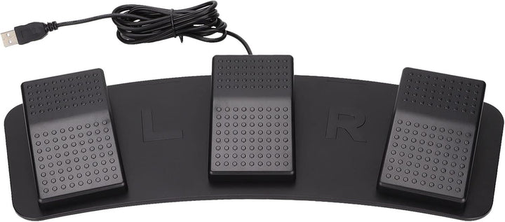 USB-Fusspedal, USB-Dreifach-Fussschalterpedal, Multifunktionales, Ergonomisches Dreifach-Fussschalte