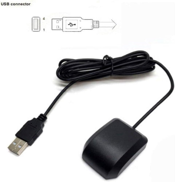 Riloer USB GPS Receiver Vk-162 Remote Mount Compatible with Google Earth Raspberry Pi Linux Window W