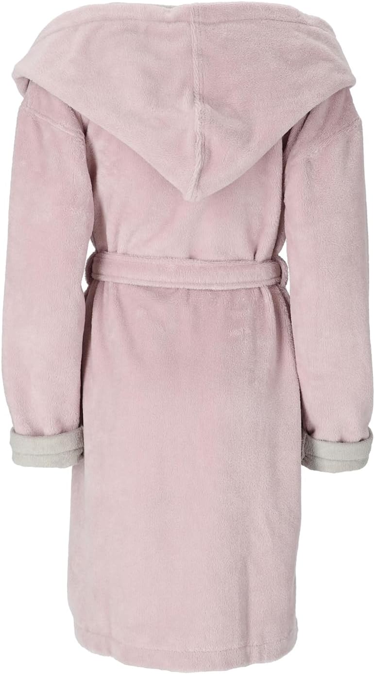 Vossen Damen Bademantel Palermo, Einfarbig L sea lavender/ivory - 0005, L sea lavender/ivory - 0005