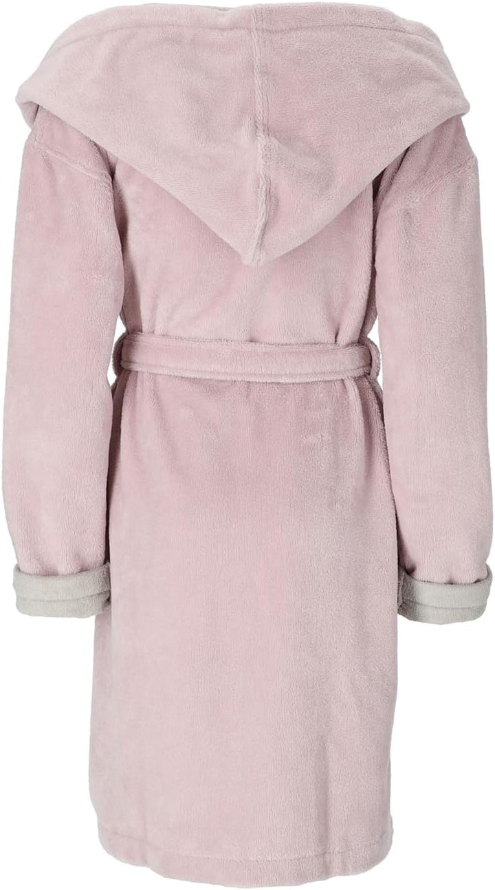 Vossen Damen Bademantel Palermo, Einfarbig L sea lavender/ivory - 0005, L sea lavender/ivory - 0005
