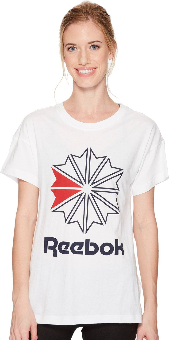Reebok Classics T-Shirt White/collegiate Navy XS, White/collegiate Navy XS