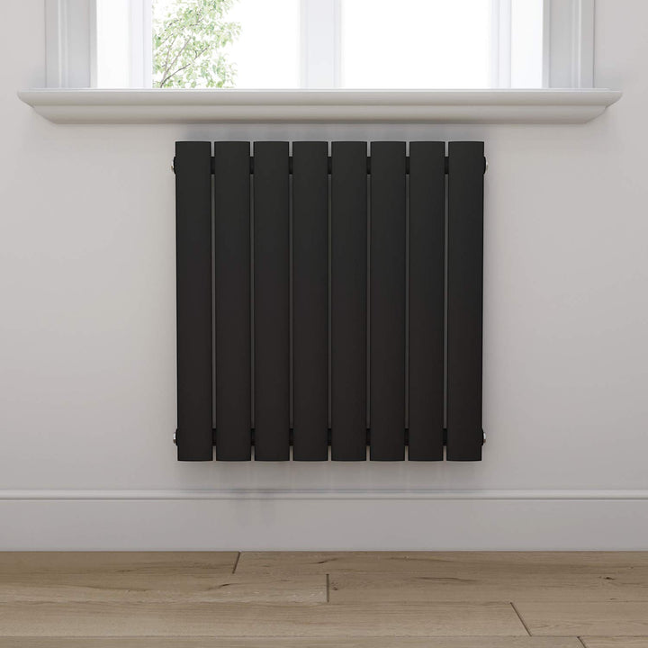 ELEGANT Design Heizkörper 630x616mm Einlagig Badezimmer/Wohnraum Seitenanschluss Antrazit Flachheizk