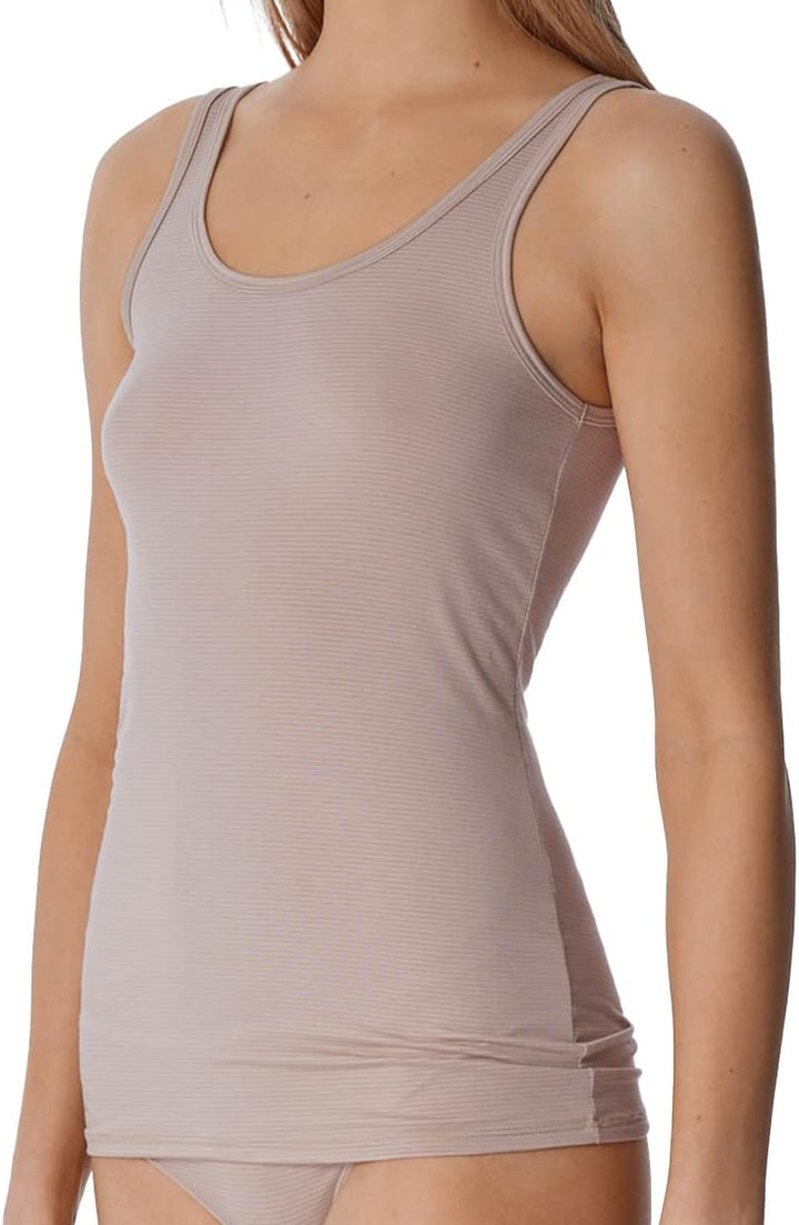Schiesser Damen 2 PACK Trägertop Unterhemd - Modal Essentials, 4 X Sand