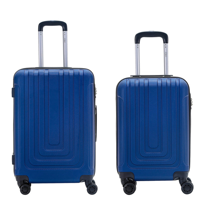 Flight Knight Premium-Reisekoffer - 8 Spinner-Rader - TSA-Kombinationsschloss - leichtes ABS-Hartsch