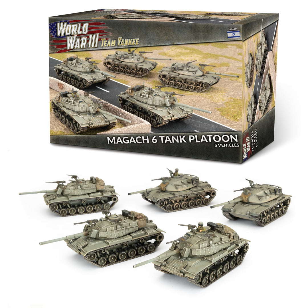 WW3: Magach 6 (Blazer) Platoon (WWIII x5 Plastic)