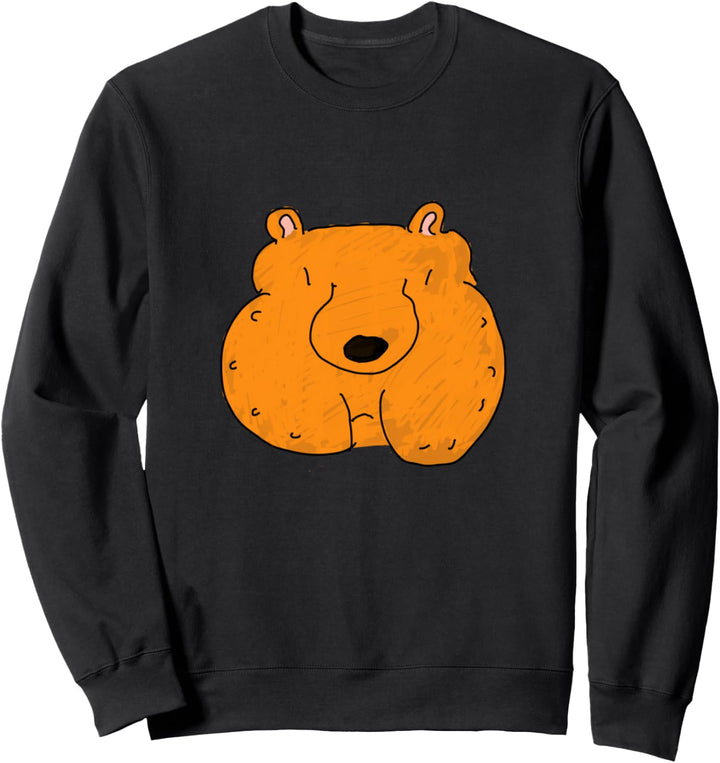 Lustige Karikatur Gerbil-Hamster-Kopf Sweatshirt