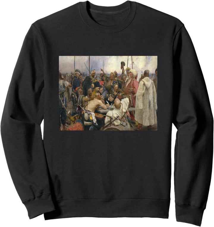 Ilya Repins Antwort der Zaporozhian-Kosaken Sweatshirt