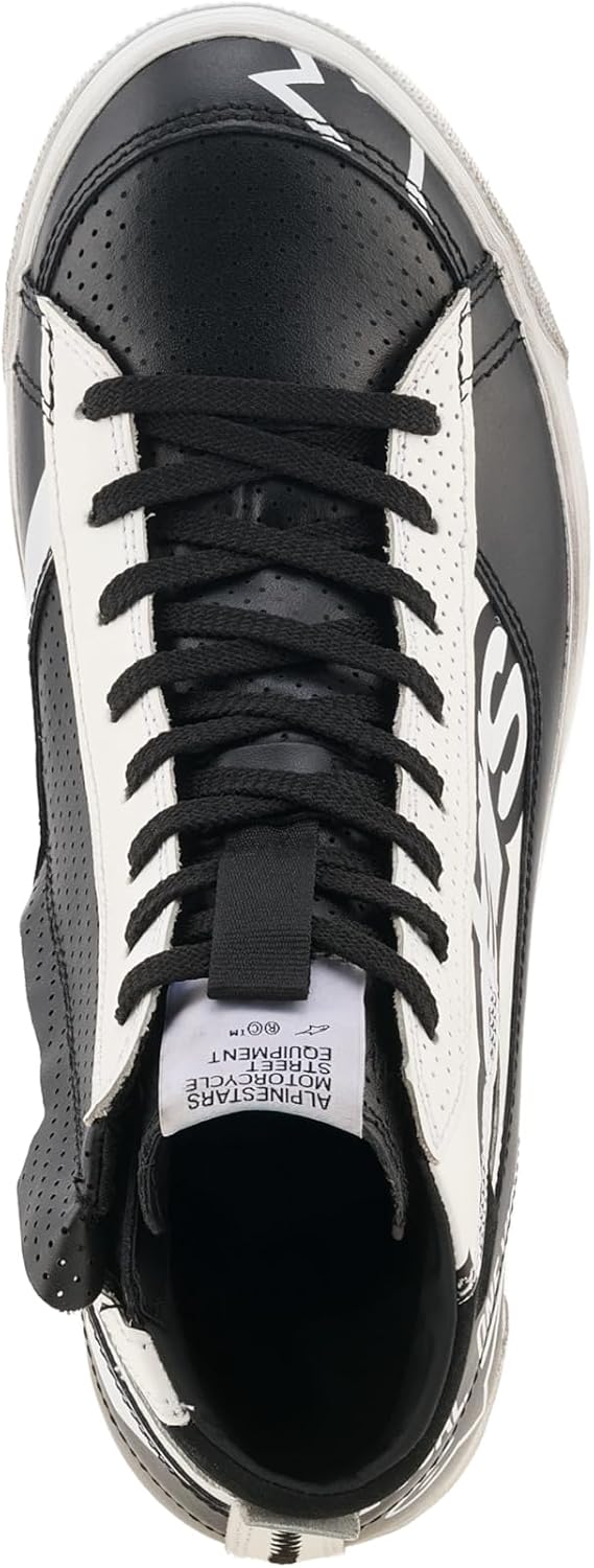 Alpinestars Stella Stated Flair Damen Motorrad Schuhe, schwarz/weiss, 8 Schwarz Weiss 41 EU, Schwarz