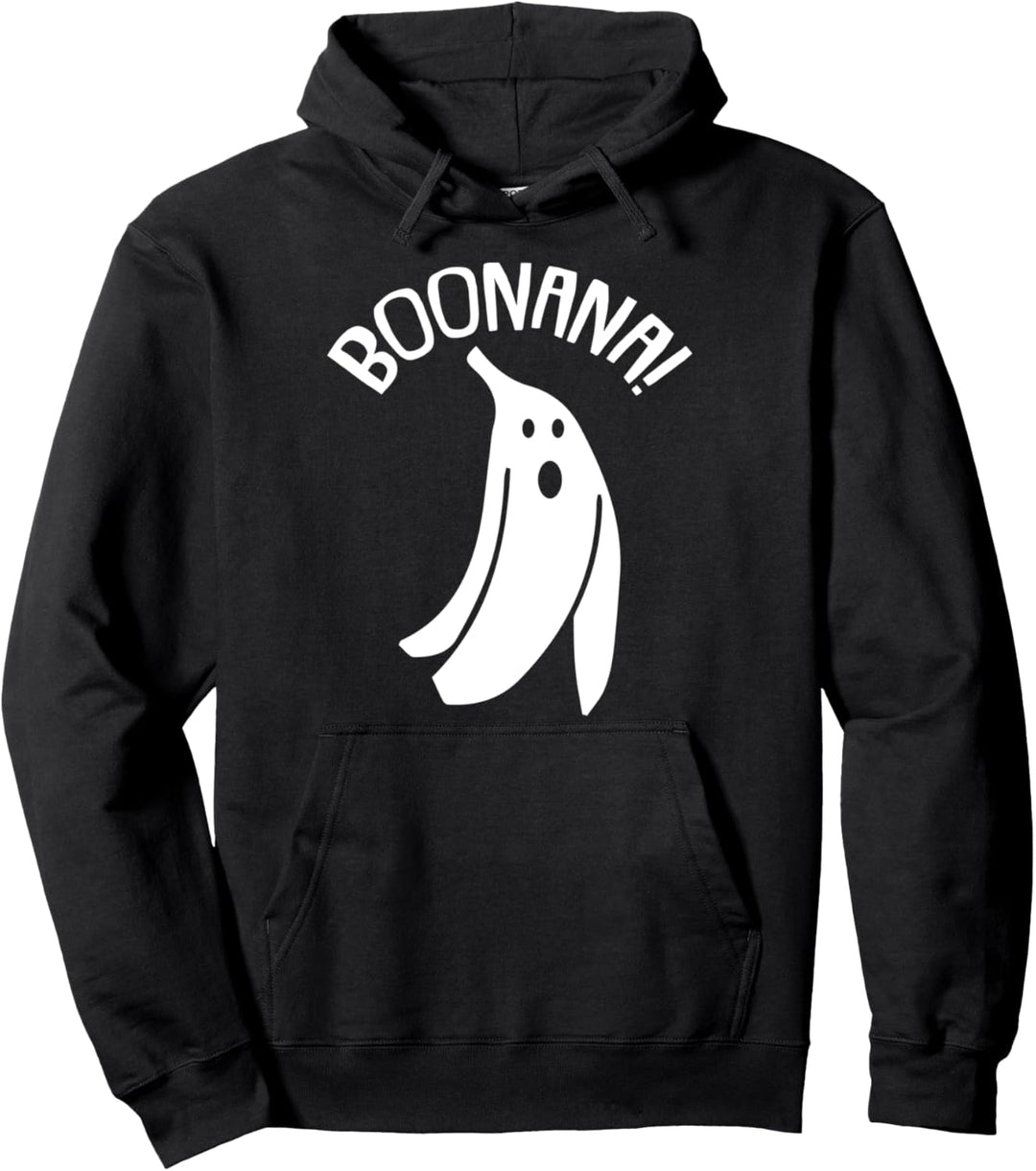 Boo-nana Lazy Halloween Kostüm Lustiges Geist Banane Wortspiel Pullover Hoodie