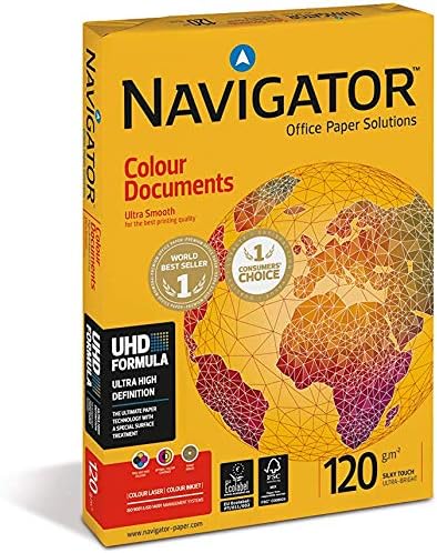 NAVIGATOR Papier Farbe Dokumente Ultra glatten A4 120 g/m² 500 Blatt