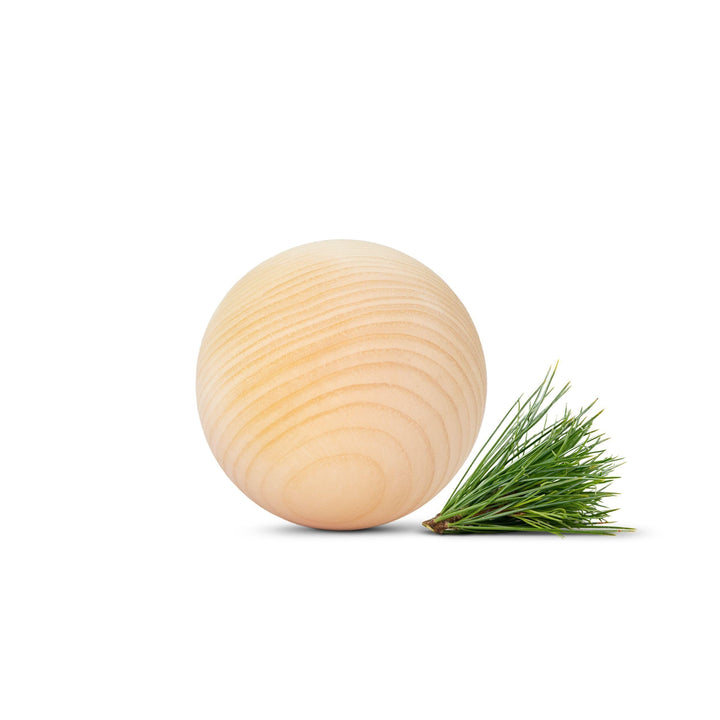 Zirbenkugel 7cm - Verschluss aus Zirbenholz für diverse Wasserkaraffen